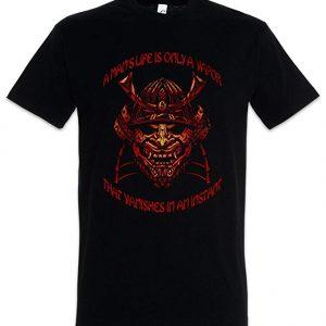 Camiseta de Rostro de Demonio Samurái